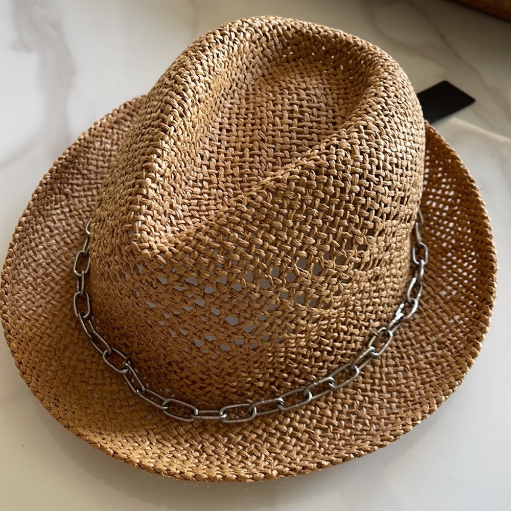 Steve Madden Fedora chain hat